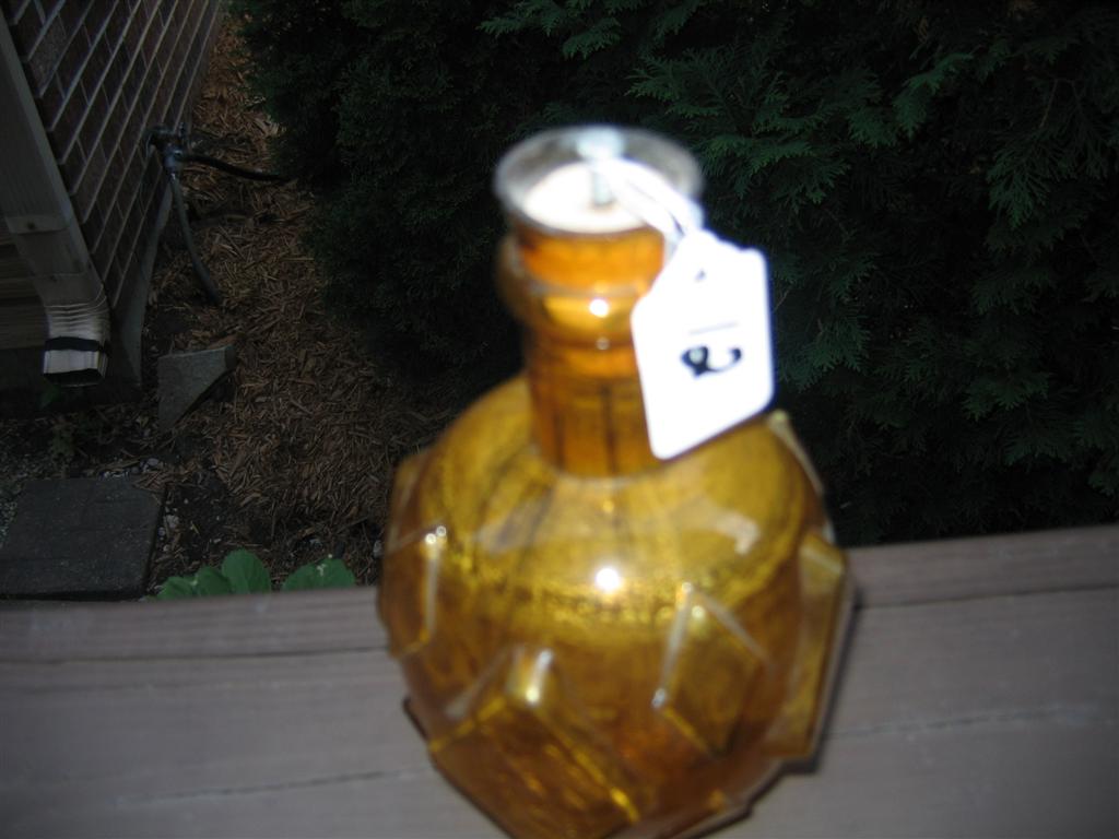 Glass Grenade. Amber, Diamond Company of Minneapo
