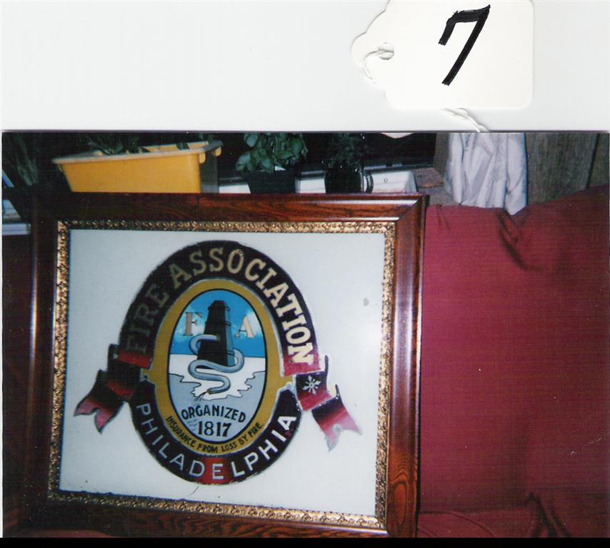 Fire Association, Philadelphia. 29x24 with 2 1/2"