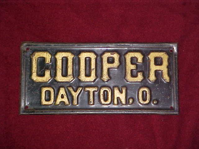Cooper Fire Insurance Company. Dayton, Ohio. 6 7/8