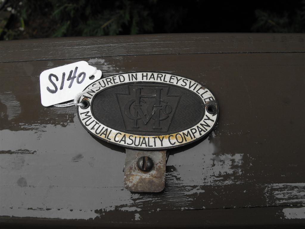 Auto Tag. Insured in Harleysville Mutual Casualty