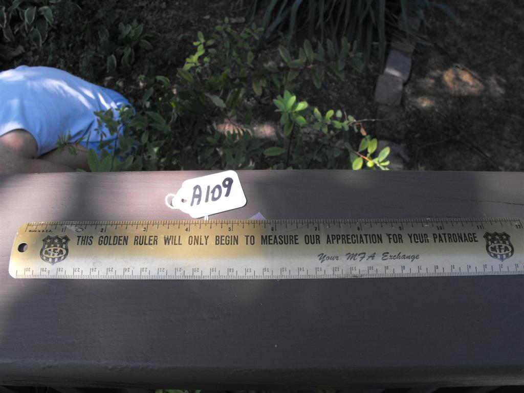 Ruler. MFA Insurance. Says - This Golden Ruler w