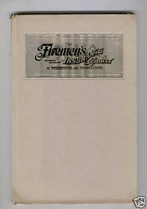 Book. Firemens Insurance Co. of Washington & Georg