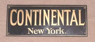 Continental Insurance Company. New York, New York