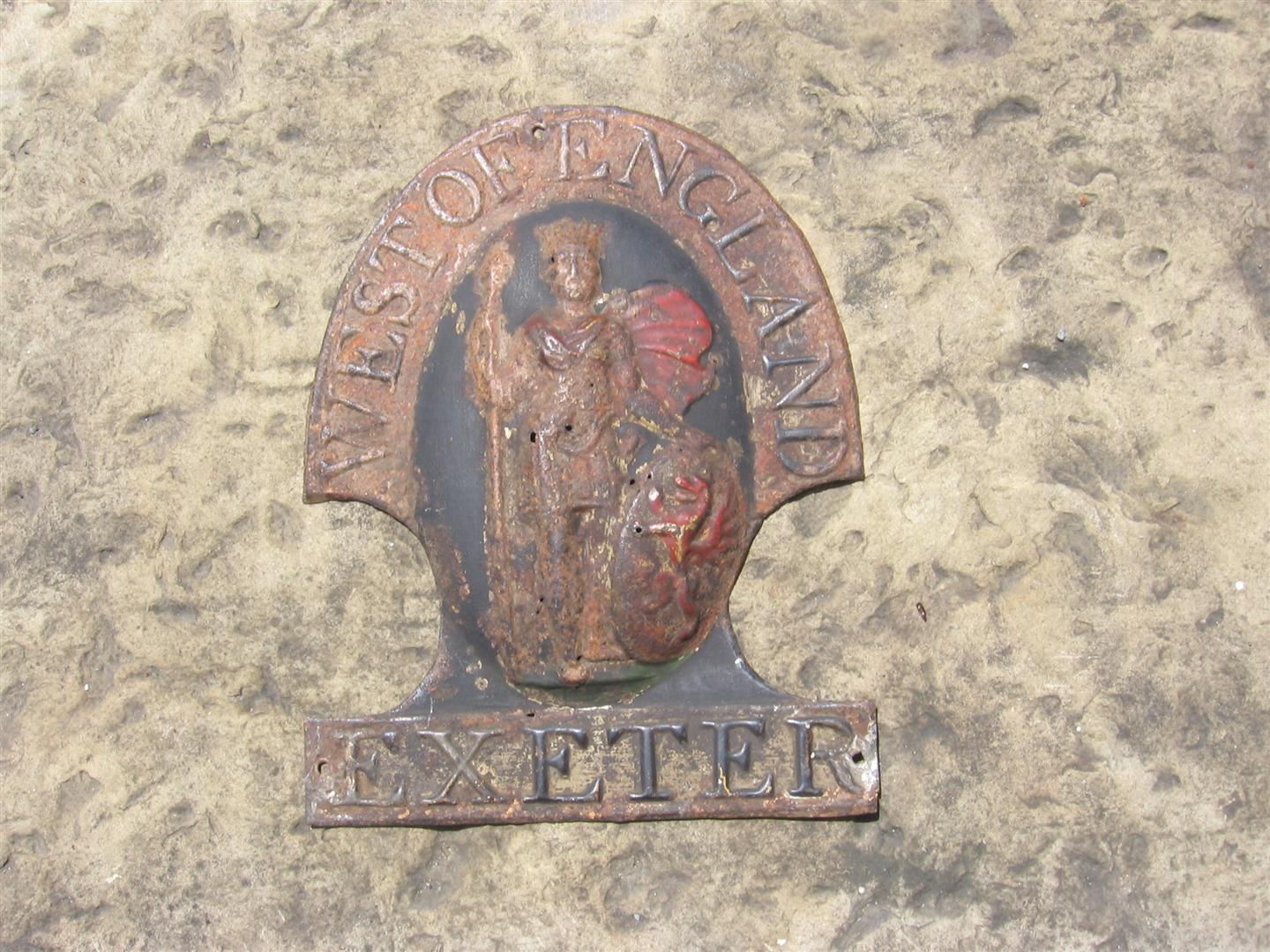 West of England Fire Ins. Co., Exeter, UK; tinned