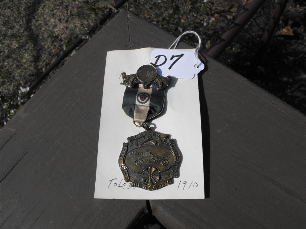 Convention Badge. Ohio Fire Chiefs Convention, Au