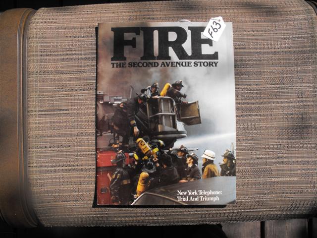 Booklet. FIRE The Second Avenue Story. New York
