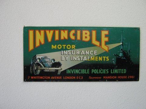 Invincible Policies Limited, London. Multicolored