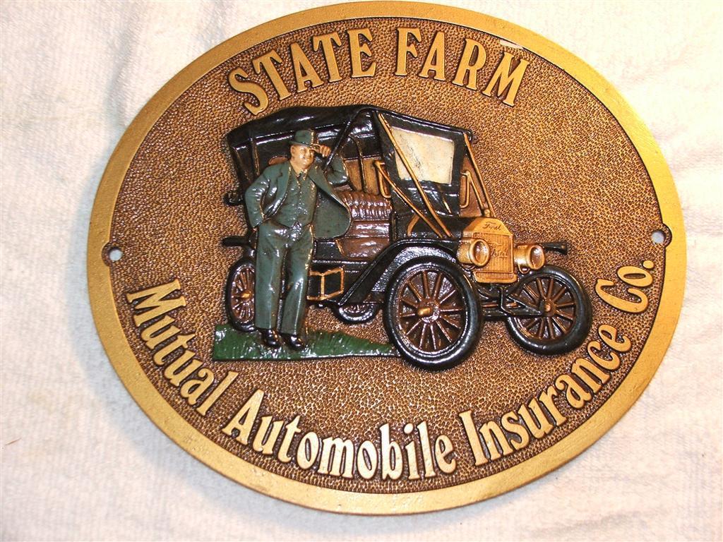 Fire Mark type plaque issued by State farm Mutual