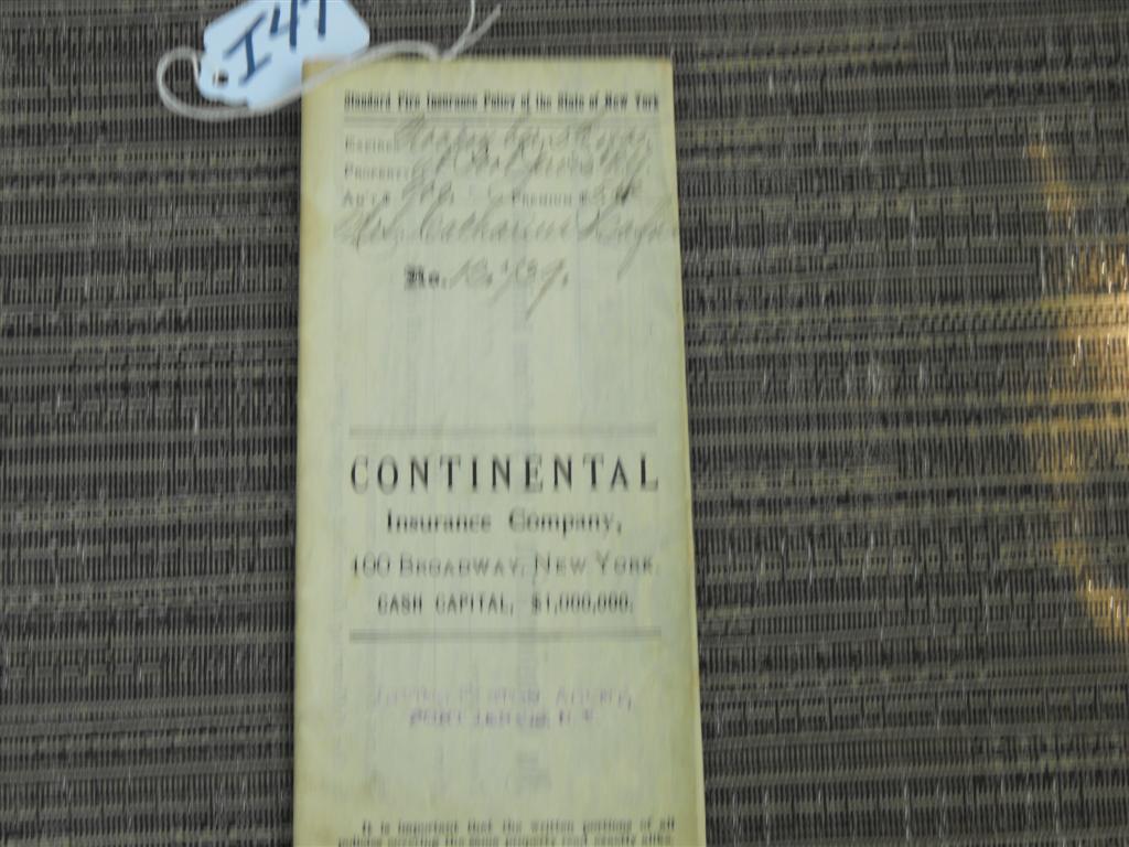 Continental Insurance Company Standard Fire Insura