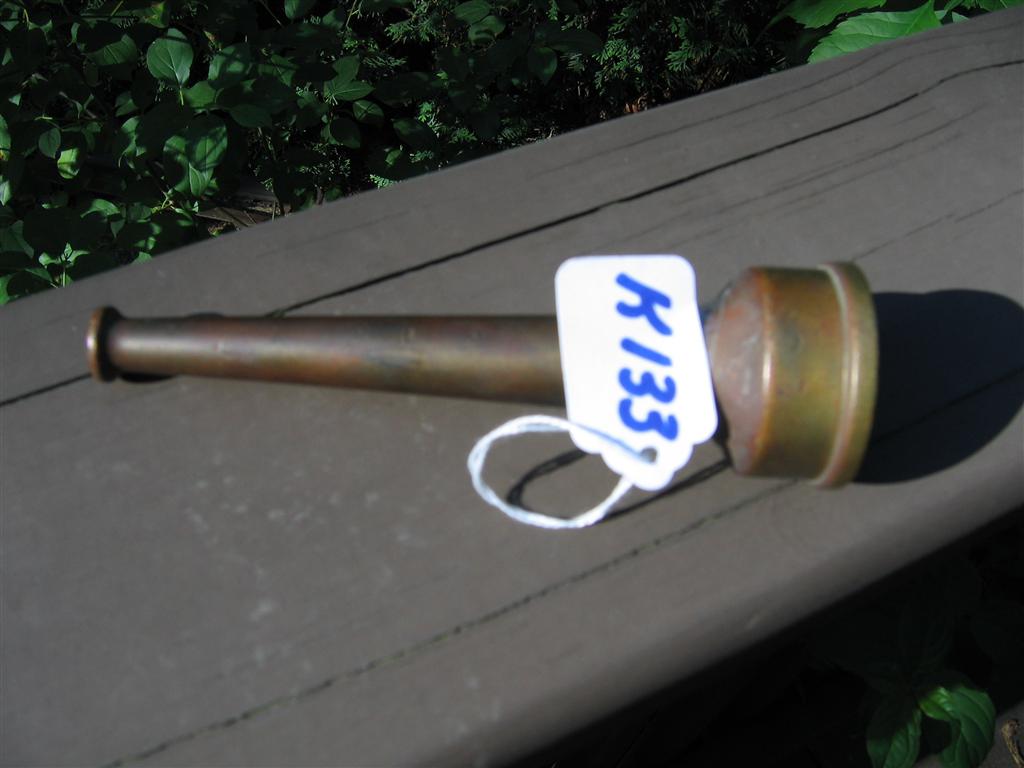 Small Brass Nozzle. 5 7/8 inches long.