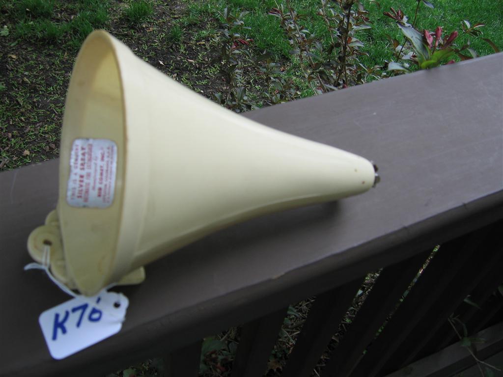 Silver Spray Automatic Fire Extinguisher Holder.