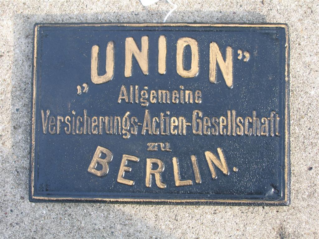 Union and Rhine Insurance Company. Berlin, German