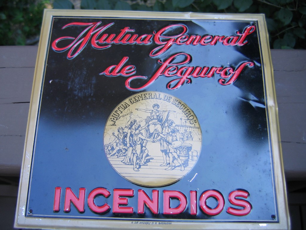 Mutua General de Seguros. Barcelona, Spain. Tin.