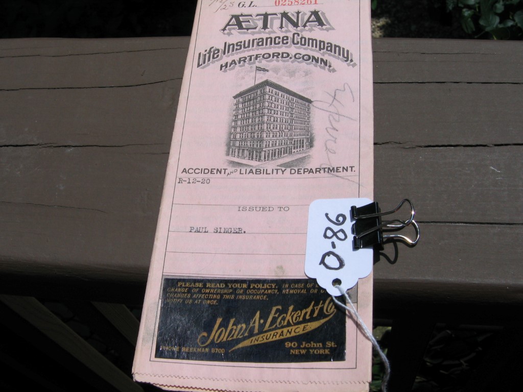 Aetna Life Insurance Company, Hartford, Conn. Gen