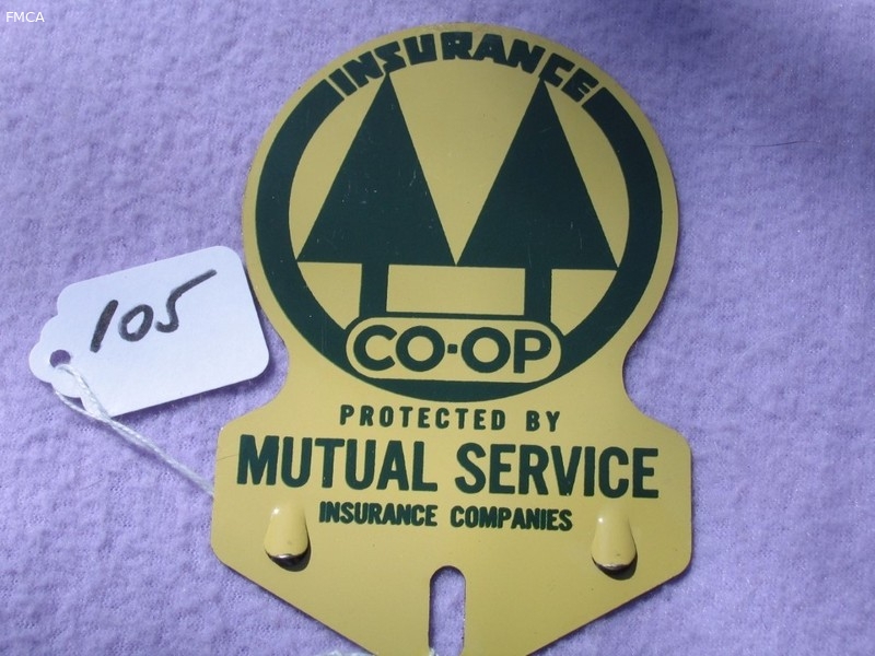Mutual Service Insurance Companies. Auto Badge.