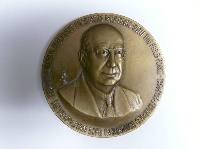 Paperweight. Metropolitan Life Insurance Co. 3 in