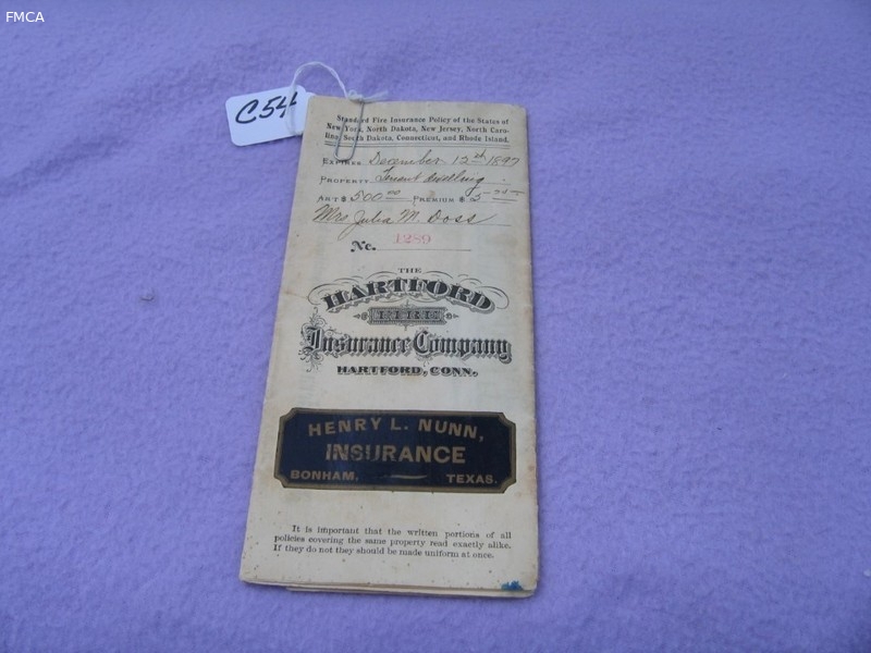 Hartford Insurance Company. Standard Fire Insuran