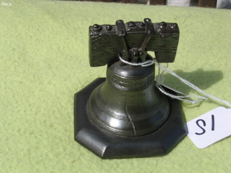 Liberty Bell Advertising Paperweight. Indemnity I