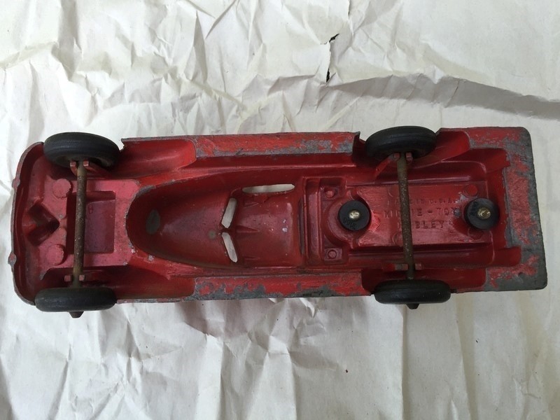 Hubley Fire Truck. Underside. Picture number 2.