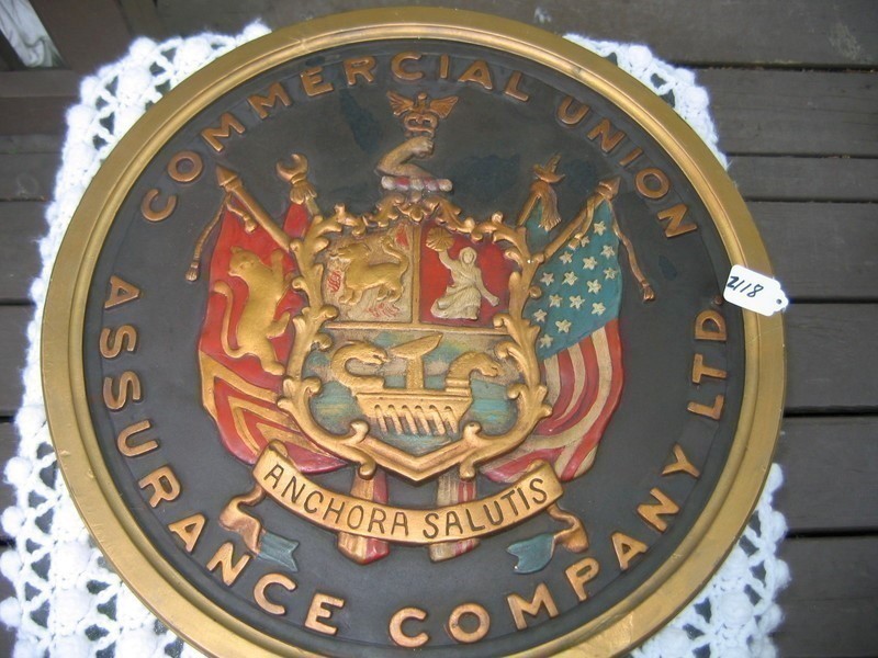 Commercial Union Assurance Company Large Circular