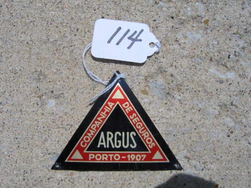 Argus Companhia de Seguros. Porto, Portugal. Tin