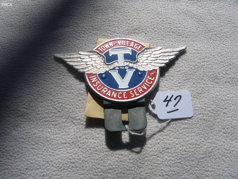 Town and Village Insurance Service. Auto Tag/Badg