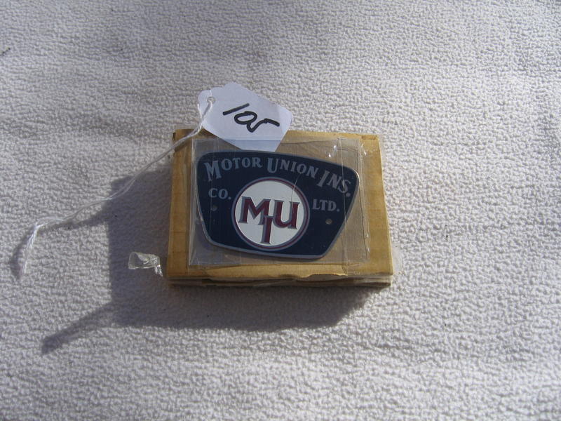 Motor Union Ins. Co. Ltd. MUI. 3 x1 7/8.