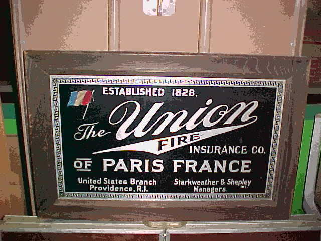 Union Fire Insurance Company. Paris, France. In