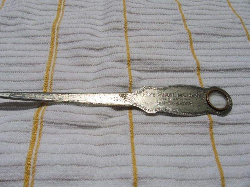 Home Mutual Ins. Ass'n. Des Moines, Iowa. Letter