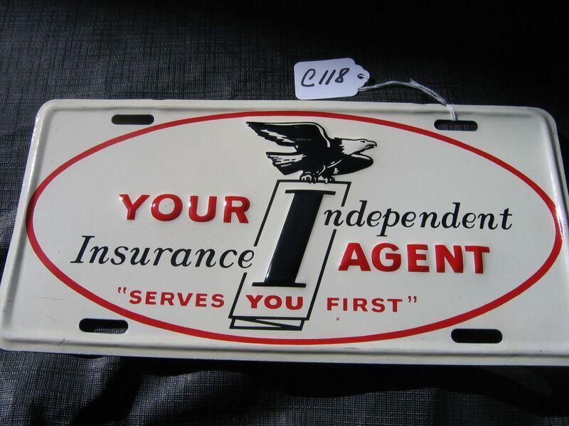 License Plate. Your Independent Insurance Agent S