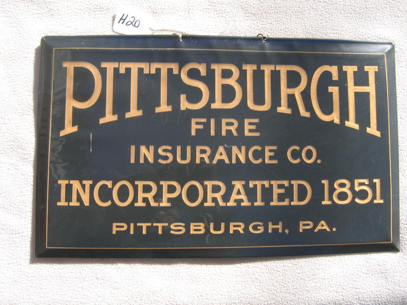 Sign. Pittsburgh Fire Insurance Co., Pittsburgh,