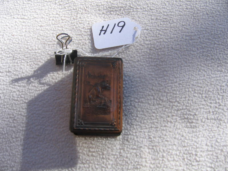 Match Box Holder. Advertising. California Insura