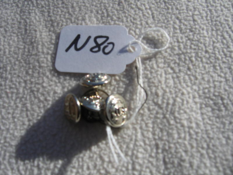 Fire Department Buttons. Four. Small. Each Butt