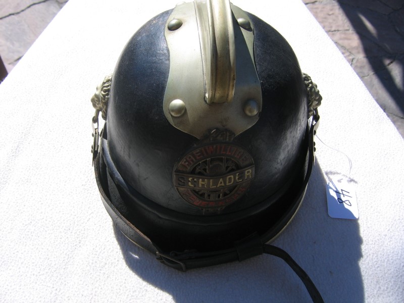 German Fire Helmet. From a 19th Century Brigade.