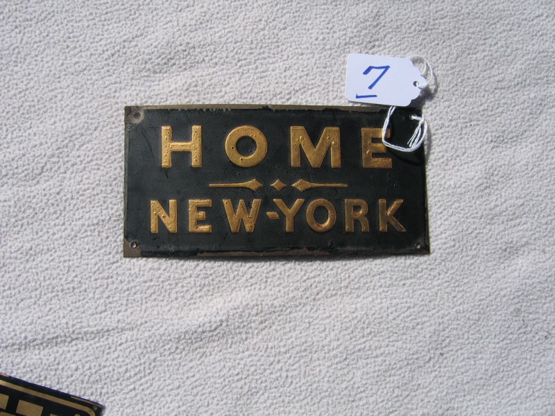 Home Insurance Company. New York, New York. Tin.