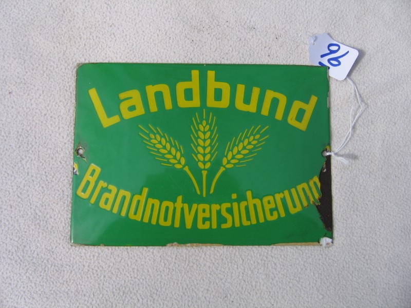 Brandnotversicherung des Hannoverschen Landbundes.