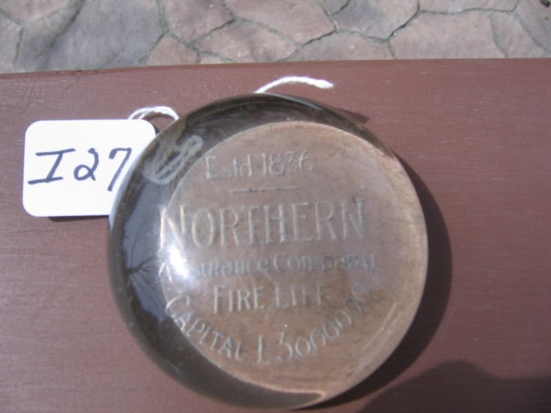 Paperweight. Est. 1836. Northern Insurance Compan