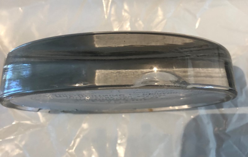 The Texas Fire Insurance Co. Glass Paperweight.