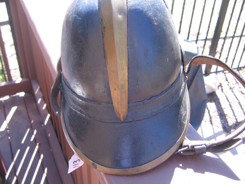 Fireman's Helmet. Jockey Style. Foreign. Probabl