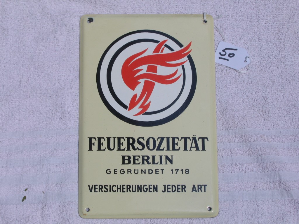 Stadtische Feuersozietat von Berlin. (Berlin Fire