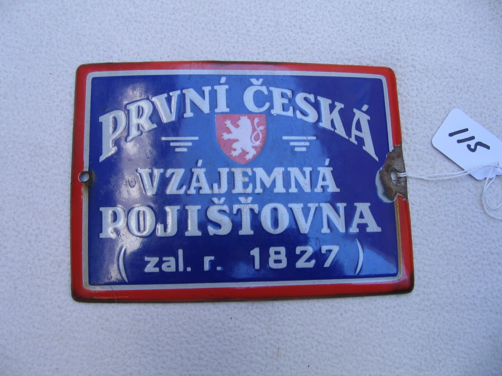 Prvni Ceska Vzajemna Pojistovna. (zal.r. 1827).