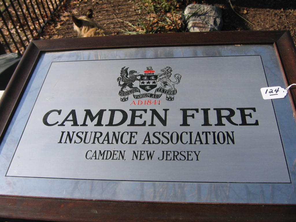 Camden Fire Insurance Association. Camden, New Je