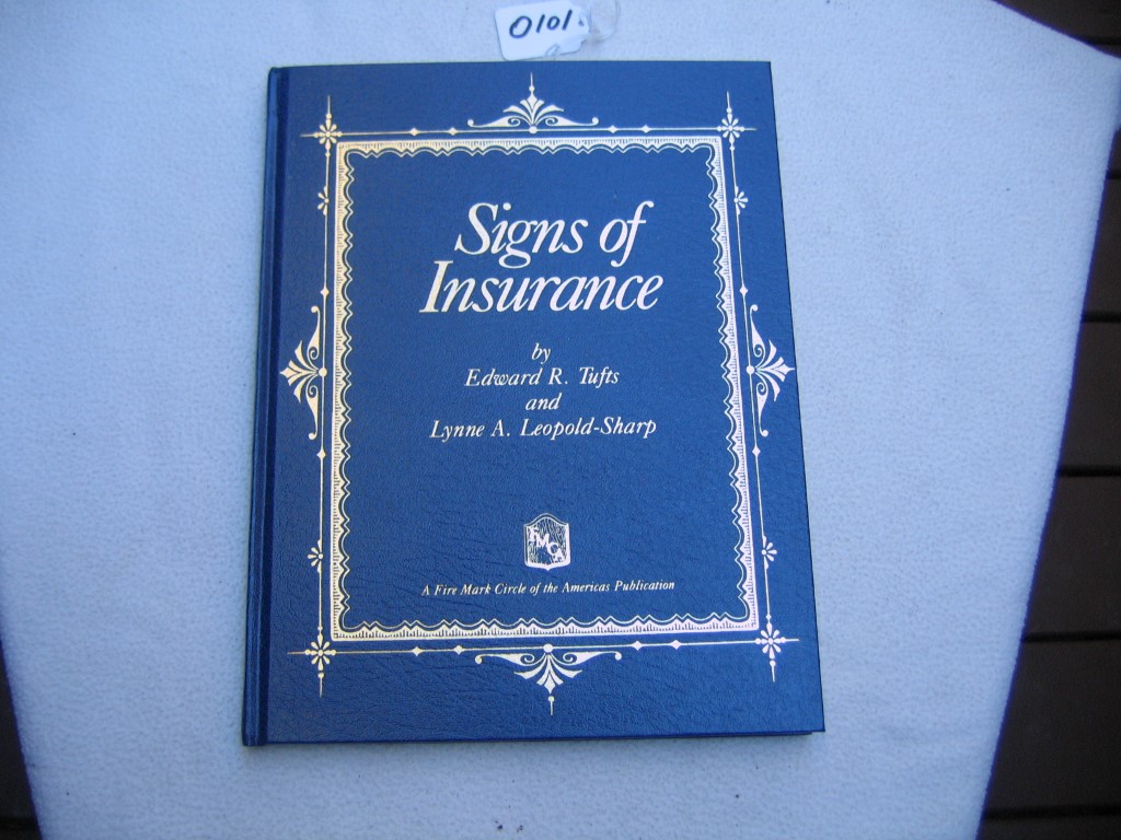 Signs of Insurance Book. by Edward Tufts and Lynn