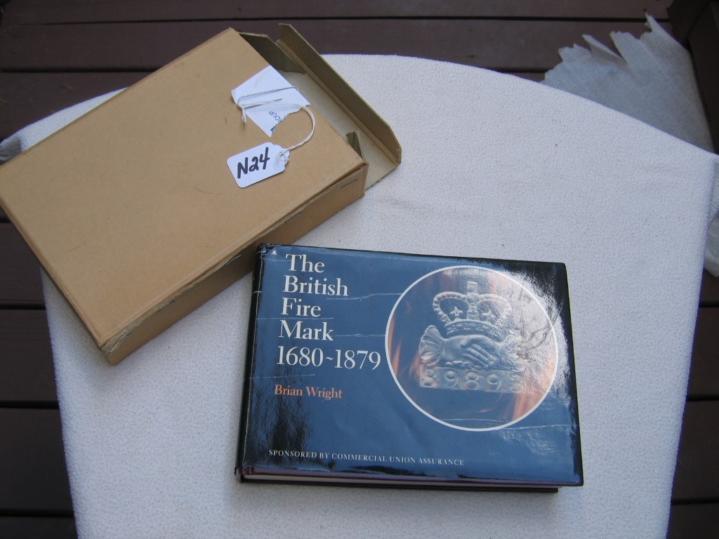 The British Fire Mark Book. 1680-1879. by Brian Wr