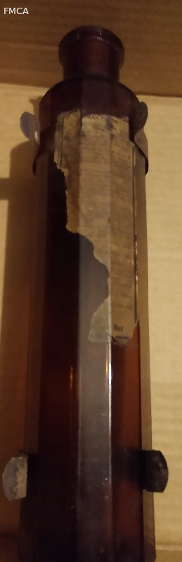 Amber Fire Extinguisher Bottle