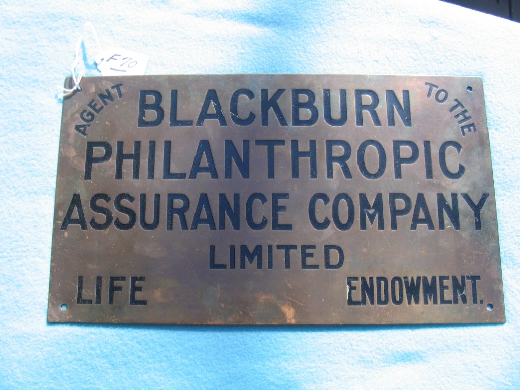 Blackburn Assurance Co. Sign