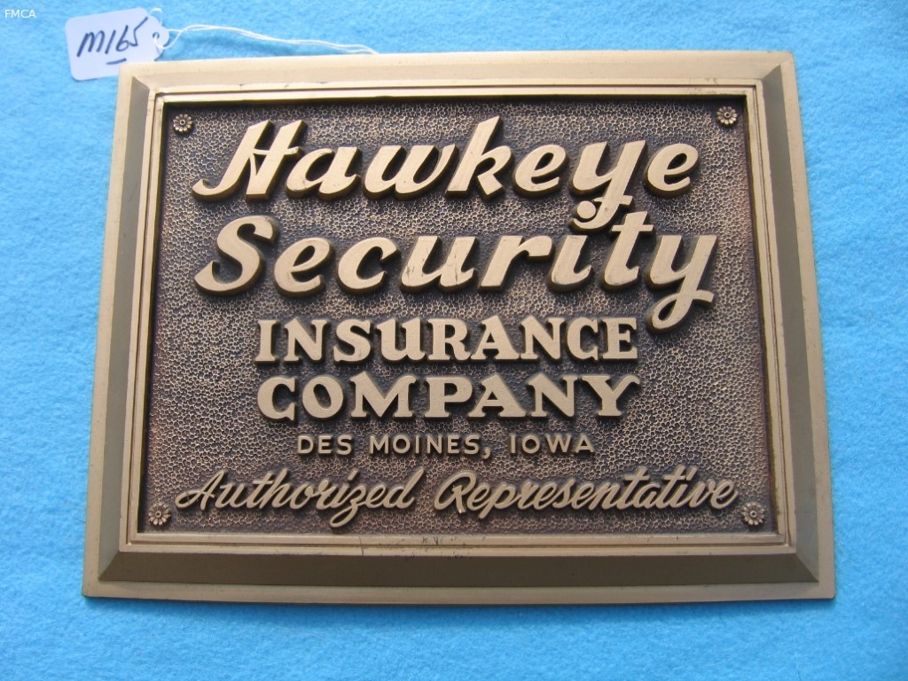 Hawkeye Security Plaque