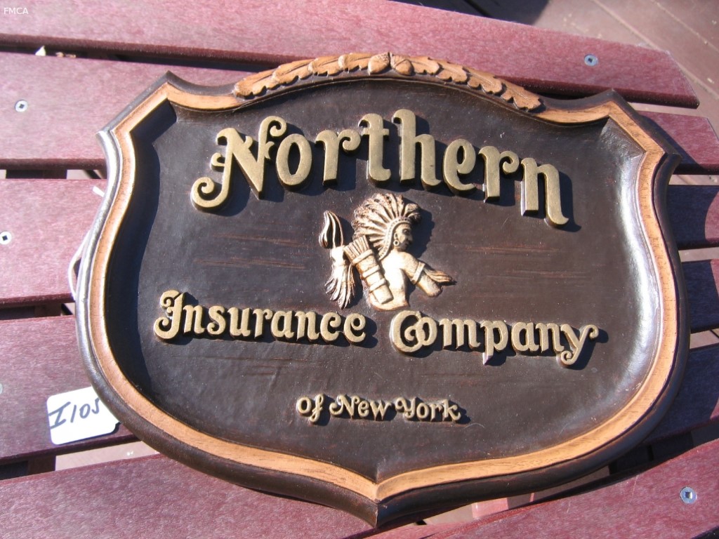 Northern Insurance Plaque