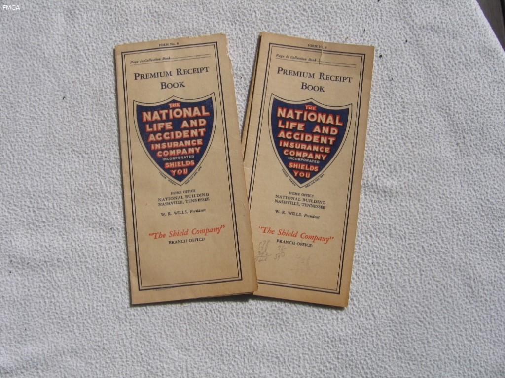 Premium Receipt Book for Life Ins.