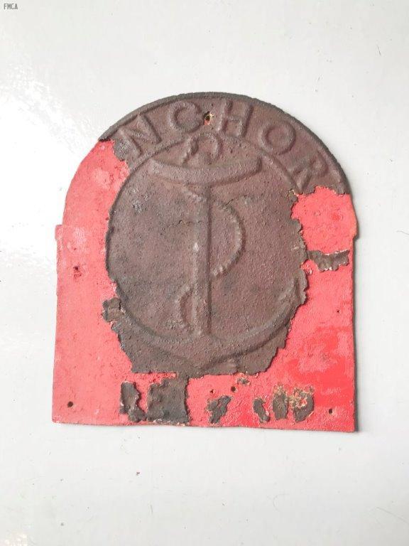 #263 Anchor Fire & Life Firemark.  B.907/W.97A